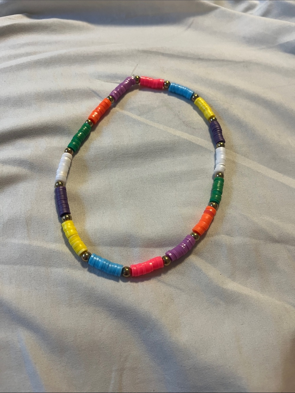Multicolor Bead Necklace Handmade